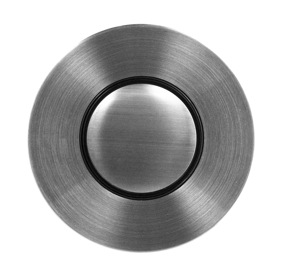 Voorraadpot Mod. Enola, 0,98L, glas, roestvrij staal, transparant/zilver/zwart