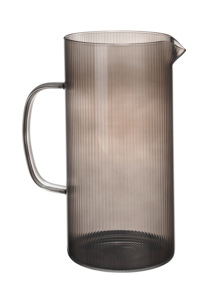 Karaf Mod. Karina 1.7L, zwart, glas, 17x22x11 cm