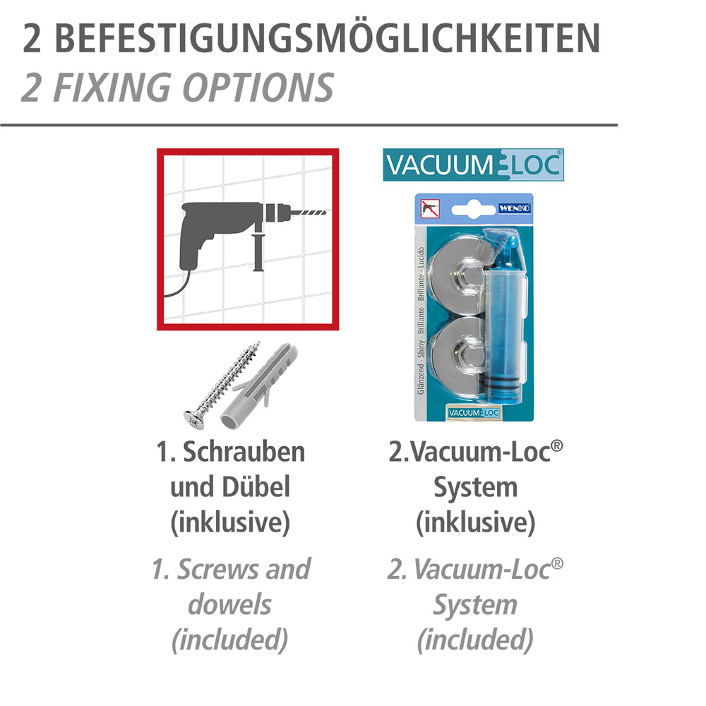 Vacuum-Loc® toiletrolhouder Capri