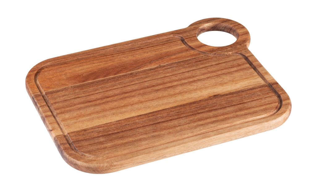 Snijplank Mod. Acun L, naturel, acaciahout, 35x1,5x27 cm