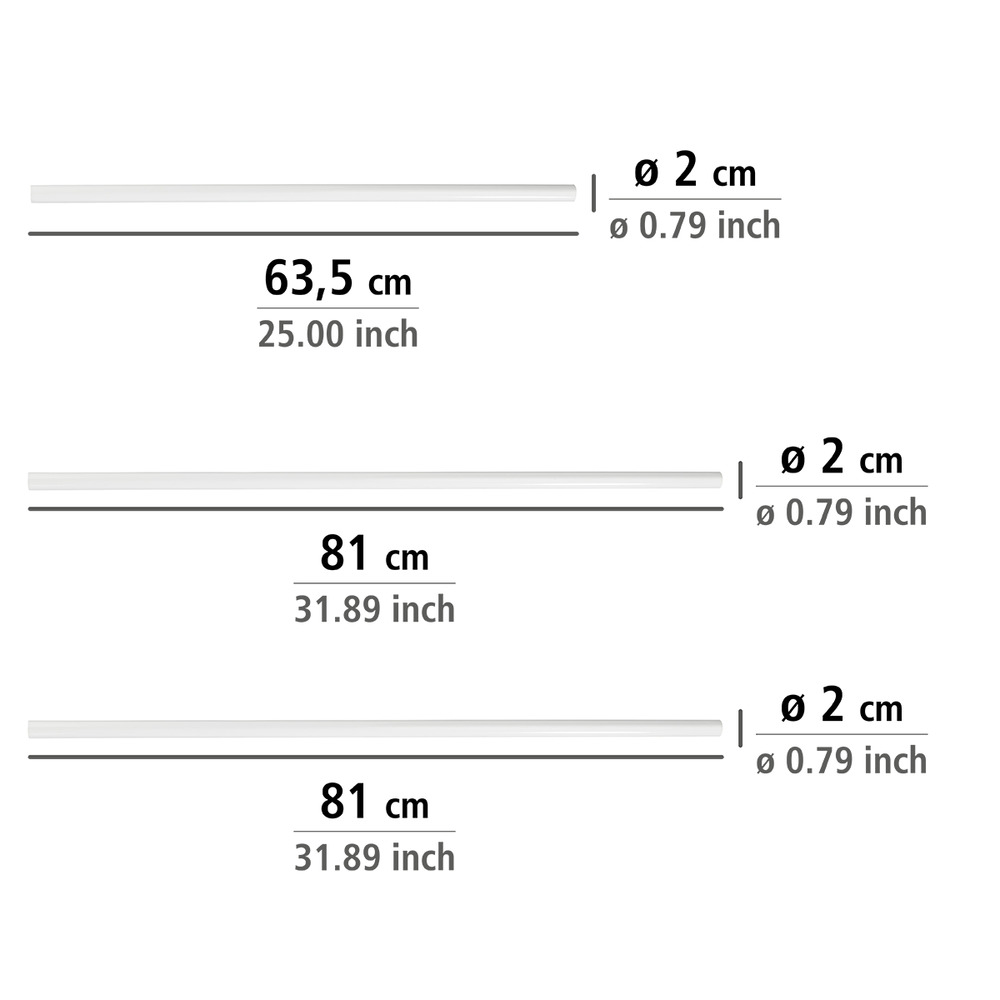 Hoekstang universeel wit