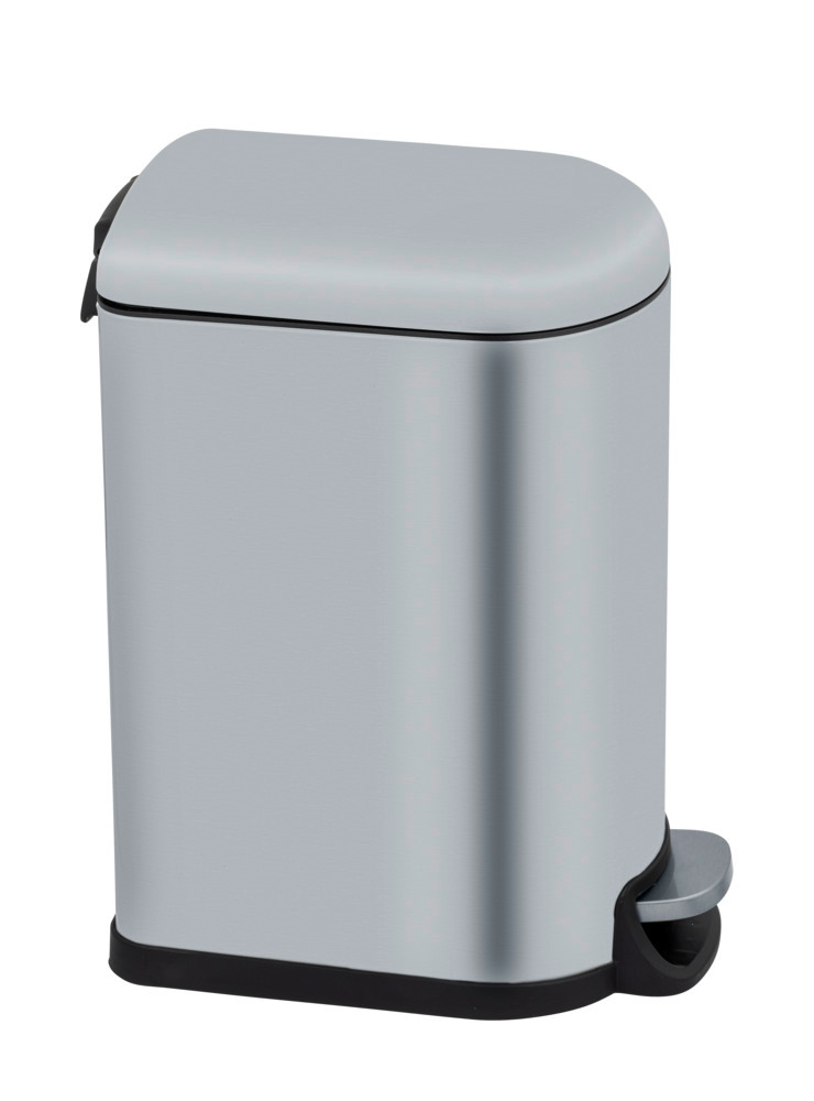 Pedaalemmer Mod. Lara, 10L, zilver, roestvrij staal, 31x39x18 cm