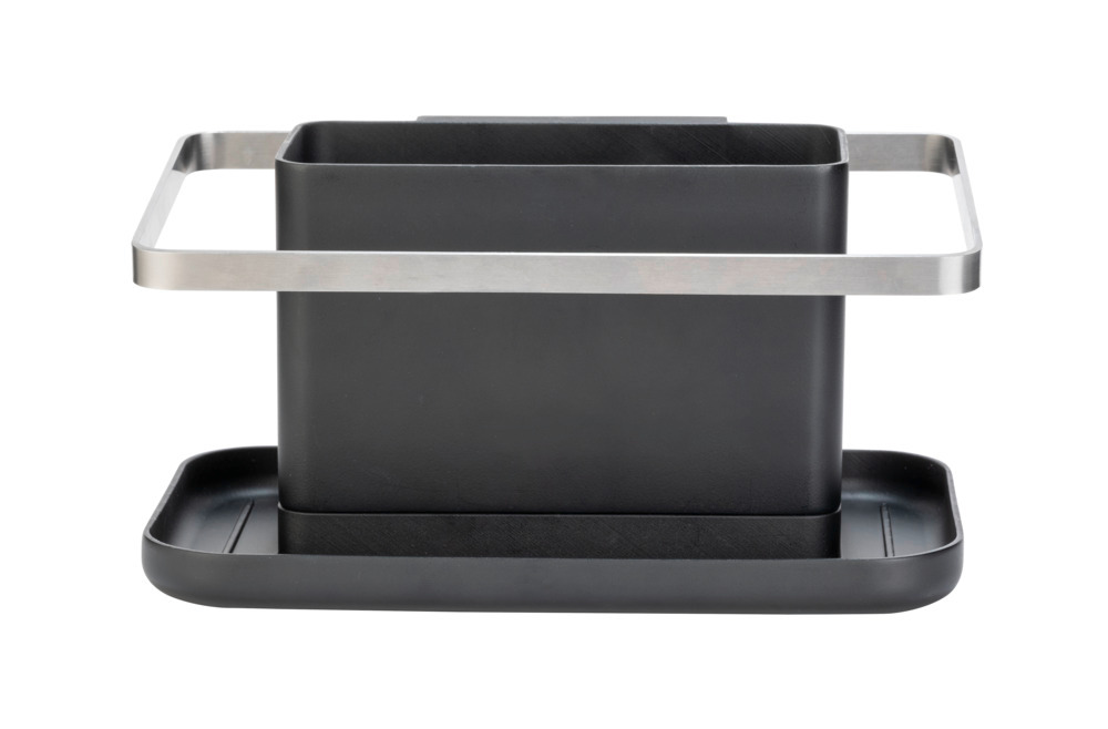 Vaatwasser organiser Mod. Stella, zwart, kunststof, rvs, 20x10x11,5 cm
