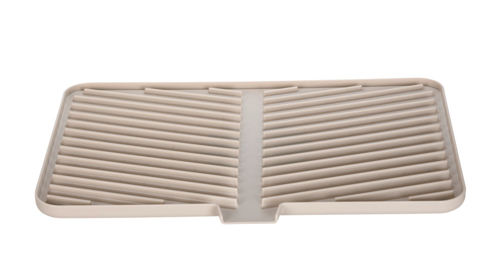 Afdruiprek Mod. Ariana, beige, kunststof, metaal, 43x8x31 cm