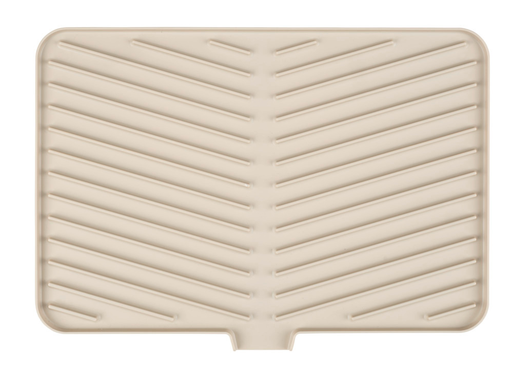 Afdruiprek Mod. Ariana, beige, kunststof, metaal, 43x8x31 cm