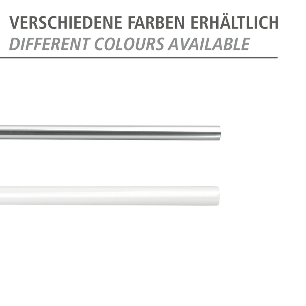Telescopische douchestang wit 70 - 115 cm