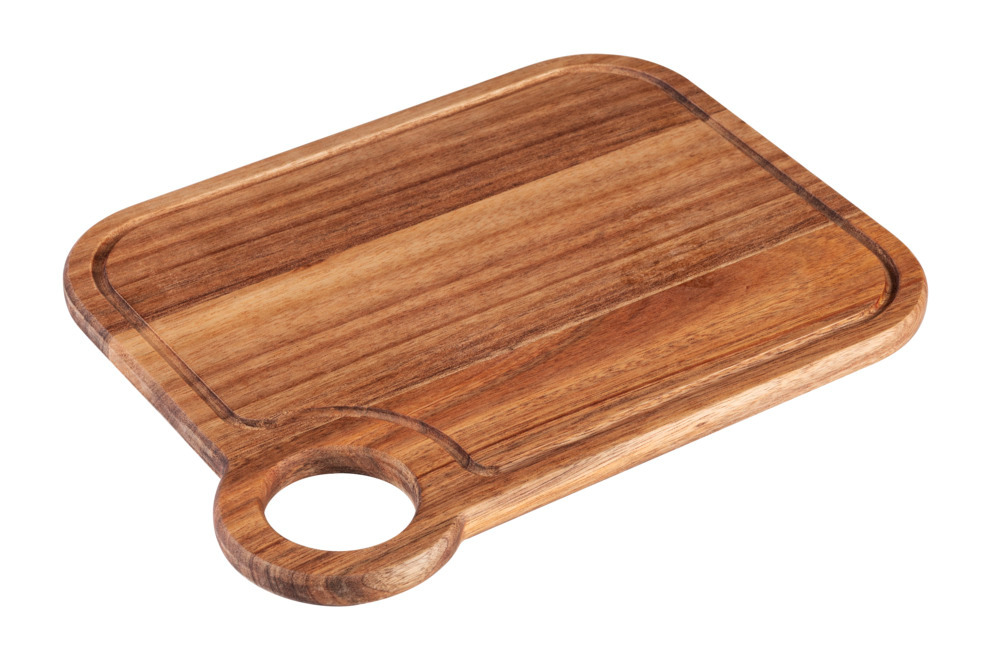 Snijplank Mod. Acun L, naturel, acaciahout, 35x1,5x27 cm
