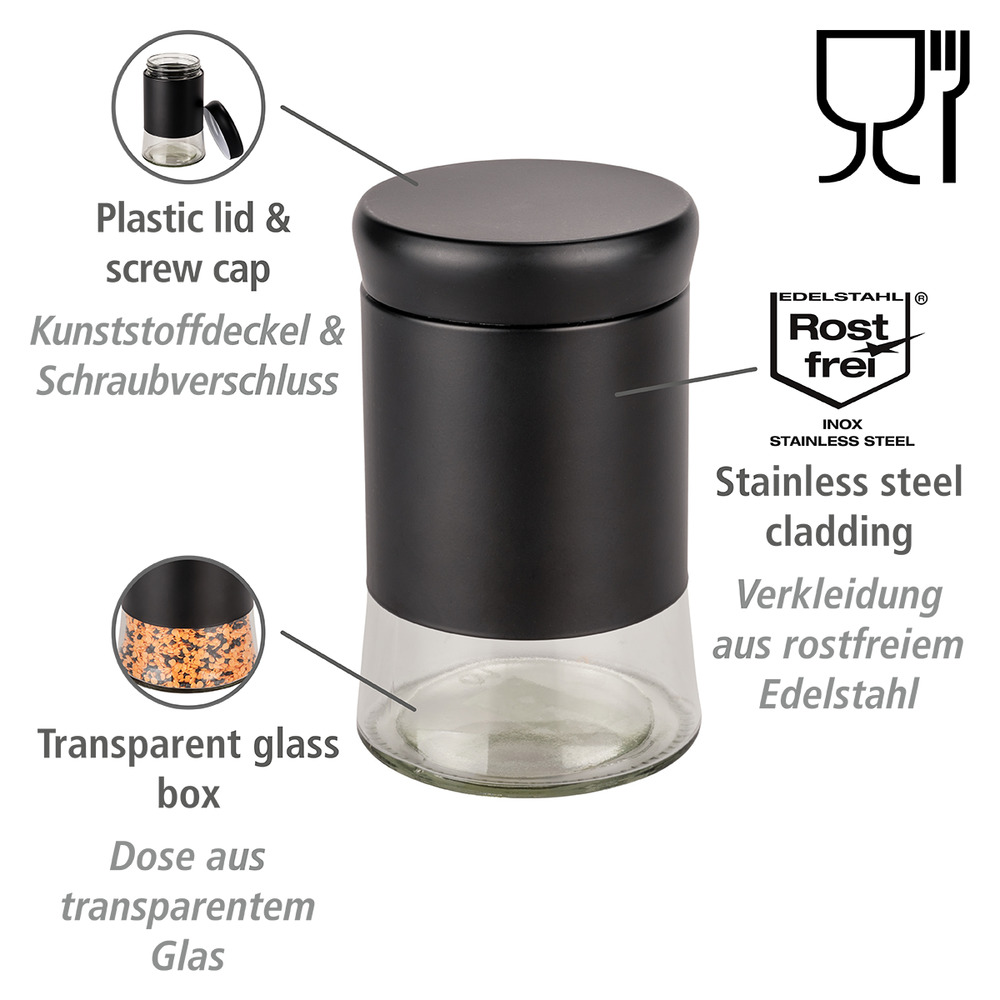 Glazen voorraadpot Boga 0, 6 liter