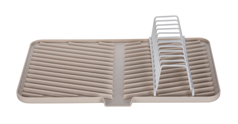 Afdruiprek Mod. Ariana, beige, kunststof, metaal, 43x8x31 cm