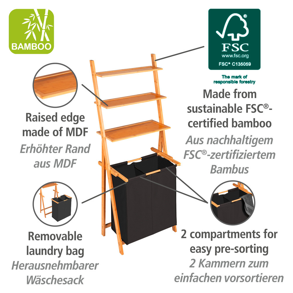 Ladderplank met Ecori wasbak