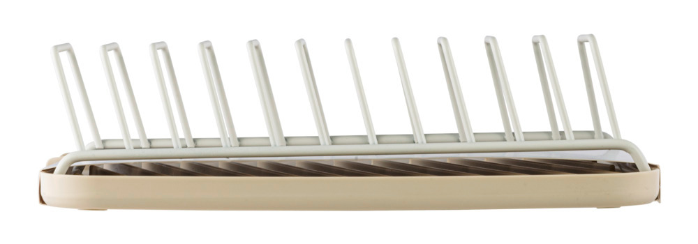 Afdruiprek Mod. Ariana, beige, kunststof, metaal, 43x8x31 cm